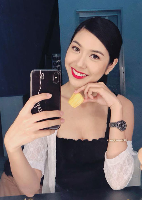 Sao Việt Á hậu Thúy Vân ngày càng xinh đẹp.