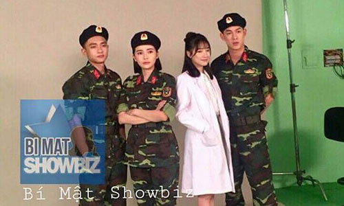 Dàn diễn viên phim “Hậu duệ mặt trời” phiên bản Việt. Ảnh: BMSB