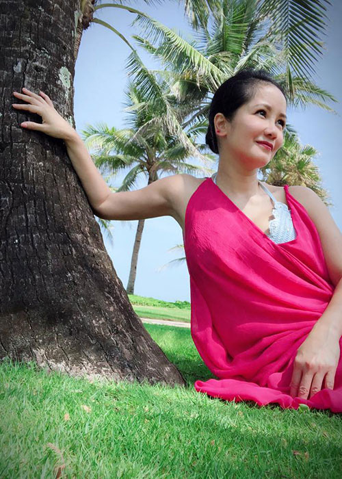 "Cô Bống" hiện là mẹ bỉm sữa của cặp song sinh 6 tuổi Tôm và Tép.