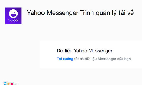 Bấm Tải xuống để gửi yêu cầu tải tất cả dữ liệu Messenger của bạn.