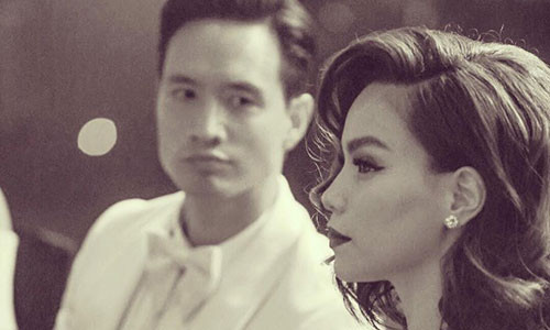 Hà Hồ - Kim Lý. Ảnh: Ngoisao