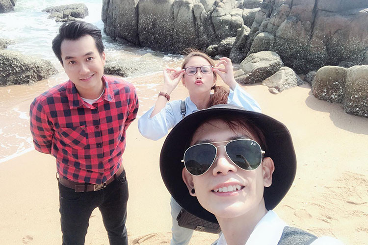 Trong "Gạo nếp gạo tẻ", Phương Hằng đóng cặp với diễn viên Anh Tuấn.