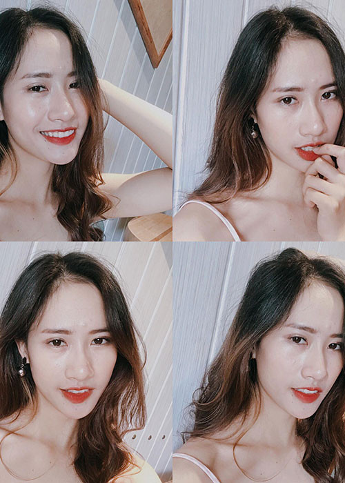 Có lợi thế về ngoại hình, Thu Chiêu làm người mẫu tự do trong vài năm gần đây.