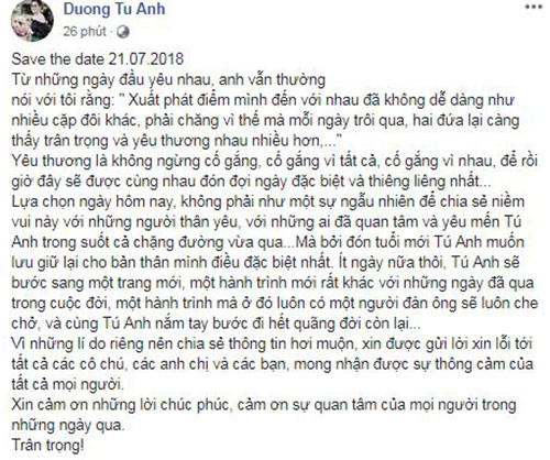 Chia sẻ của Tú Anh.