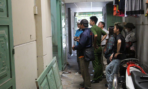 Phòng trọ nơi phát hiện vụ việc.