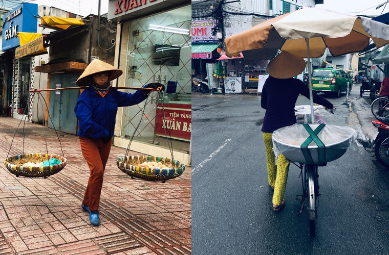 Những "thân cò" lặn lội mưu sinh trên khắp đường phố ở Sài Gòn. Tất cả đều không quản khó khăn, gian khổ để kiếm tiền l cho những đứa con ở quê nghèo được ăn học đến nơi đến chốn.