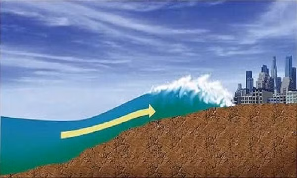 Sóng thần (tsunami) là một loạt các đợt sóng tạo nên khi một thể tích lớn của nước đại dương bị chuyển dịch chớp nhoáng trên một quy mô lớn. Động đất cùng những dịch chuyển địa chất lớn bên trên hoặc bên dưới mặt nước, núi lửa phun và va chạm thiên thạch đều có khả năng gây ra sóng thần.
