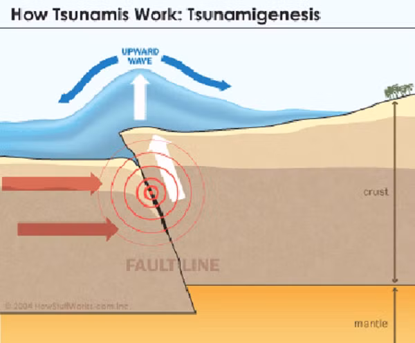Danh sách các thành phố ven biển được nghiên cứu xác định là gần với các đứt gãy trượt dốc này bao gồm: TP San Francisco, bang California và vùng vịnh rộng lớn hơn ở Mỹ; các thành phố dọc theo Vịnh Izmit ở Thổ Nhĩ Kỳ; cũng như các trung tâm dân cư dọc theo Vịnh Al-Aqaba ở Ai Cập.