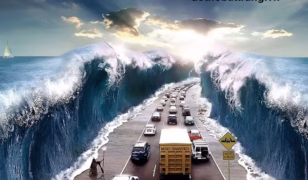 Nước trong sóng nóng bất thường, có mùi trứng thối (khí hyđro sulfua) hay mùi xăng, dầu có thể làm da bị mẩn ngứa. Bỗng nhiên nghe thấy một tiếng nổ như là: tiếng máy nổ của máy bay phản lực, tiếng ồn của cánh quạt máy bay trực thăng, hay là tiếng huýt sáo. Biển lùi về sau một cách đáng chú ý.