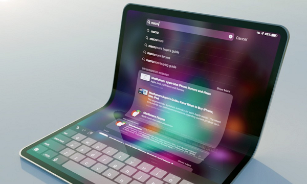 Sau thông tin của Kuo, Apple đang nghiêng về thiết kế giống Galaxy Z Fold do kích thước màn hình 8 inch quá lớn, không thể mở dọc như Z Flip.