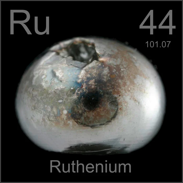 Ruteni (Ruthenium) là kim loại quý hiếm có nhiều công dụng khác nhau như được thêm vào với hợp kim của paladi, bạch kim để gia tăng độ cứng và tăng cường độ bền. Ruteni cũng được sử dụng phổ biến trong lĩnh vực điện tử.
