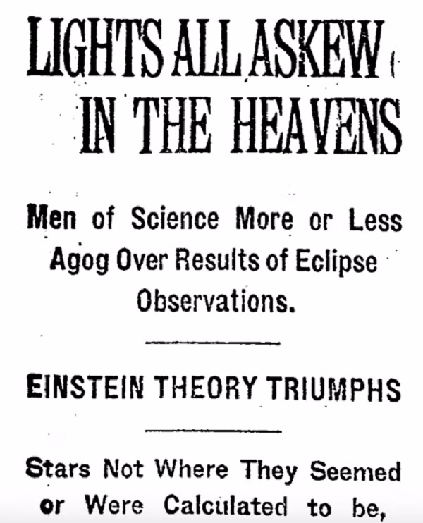 Thông qua các nghiên cứu về ảnh chụp, các chuyên gia nhận thấy, thứ khổng lồ như Mặt Trời không chỉ bẻ cong được ánh sáng mà cả không gian cũng bị uốn cong.