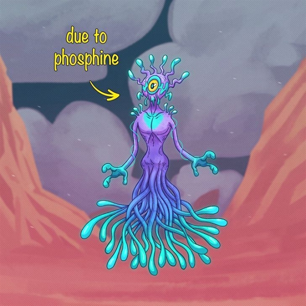 Thứ duy nhất có thể tồn tại trên sao Kim chính là vi khuẩn. Bầu khí quyển của sao Kim chứa phosphine, chất độc đối với bất kỳ sinh vật nào hít thở oxy, nhưng lại rất có lợi cho sự phát triển của vi khuẩn.