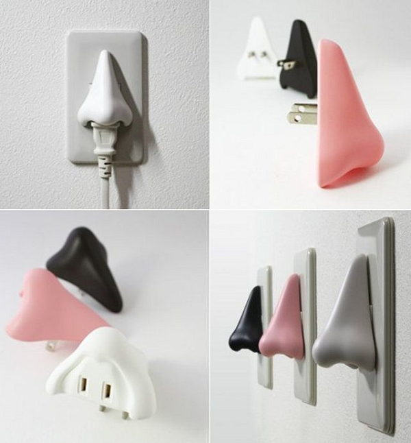  Phích cắm điện hình mũi người thật sẽ khiến ngôi nhà của bạn trông kỳ lạ, độc đáo hơn là một trong những phát minh độc lạ của người Nhật.