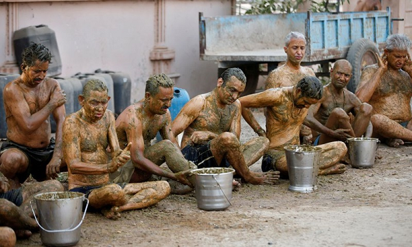 Người dân Ấn Độ cho rằng trong phân bò có chứa nhiều Vitamin B12 nên khi bôi lên người sẽ có một lượng vitamin lớn thấm qua da để đi vào cơ thể. Từ đó giúp người dân nâng cao sức đề kháng.