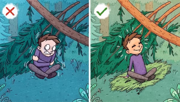 Điều quan trọng nhất để qua đêm trong rừng nếu đi lạc là một lớp lót dưới nền đất để tránh nhiễm lạnh khi đêm xuống.