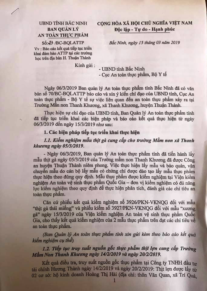 Ban Quan ly An toan thuc pham bao cao gi vu hang tram hoc sinh nhiem san lon?-Hinh-2
