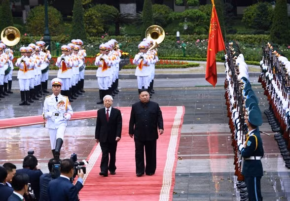 Tong Bi thu, Chu tich nuoc Nguyen Phu Trong hoi dam voi Chu tich Kim Jong-un-Hinh-3