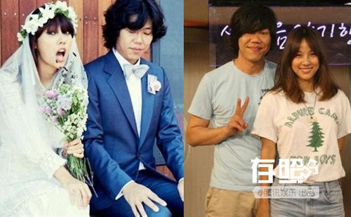 Lee Hyori – Lee Sang Soon. Nhiều fanđặt biệt danh cho đôi vợ đẹp chồng xấu này là “người đẹp và quái vật” vì ngoại hình của Lee Sang Soon. Nữ thần gợi cảm Lee Hyori từng chia sẻ, khi dẫn Lee Sang Soon về ra mắt gia đình, mẹ cô đã khóc vì ngoại hình của anh quá xấu xí. Sau khi kết hôn, người đẹp thường xuyên khoe ảnh hạnh phúc và một cuộc sống giản dị, đầm ấm bên Lee Sang Soon.