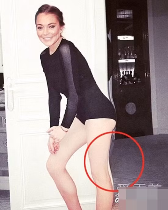 "Cô nàng lắm chiêu" Lindsay Lohan liên tục bị bóc mẽ chiêu trò photoshop.