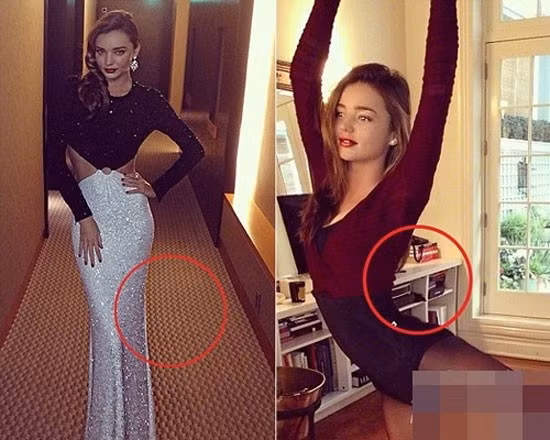 Siêu mẫu Miranda Kerr cũng "lên đời" nhờ photoshop.