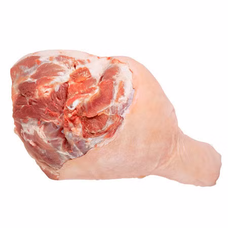 Thịt chân giò: Đây là phần thịt ở đùi lợn được cắt bỏ phần móng giò.