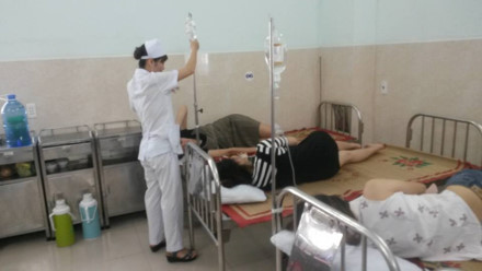 Một số bệnh nhân được điều trị tại bệnh viện