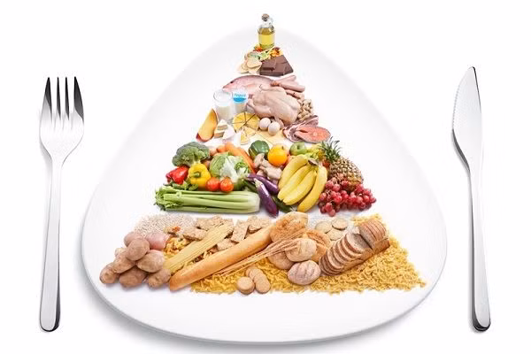 Trong một ngày người bệnh nên tuân thủ số lượng thực phẩm nạp vào cơ thể như sau: Ảnh: Dinh dưỡng.