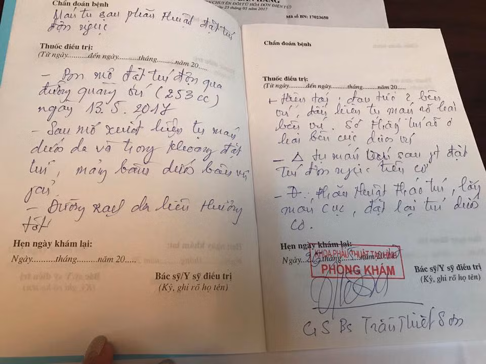 Benh nhan nang nguc tai BVTM Kim Cuong A&B: Khong bien chung?