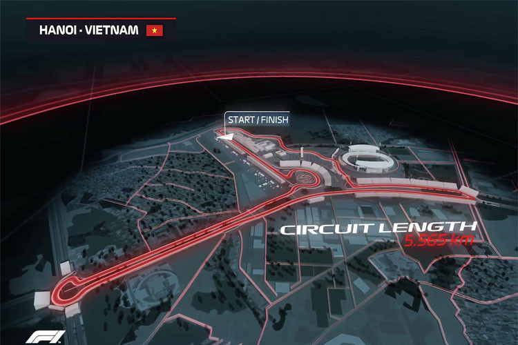 Việt Nam sắp tới cũng sẽ có đường đua F1 tại Hà Nội. Và... chặng đua F1 tại Hà Nội, Việt Nam sẽ diễn ra vào tháng 4/2020.