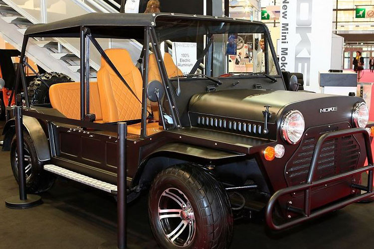 Tại triển lãm Paris Motor Show 2018, nhà sản xuất xe Mỹ, liVEPro bất ngờ giới thiệu mẫu xe Mini Moke chạy điện lạ mắt mang tên E-Moke.