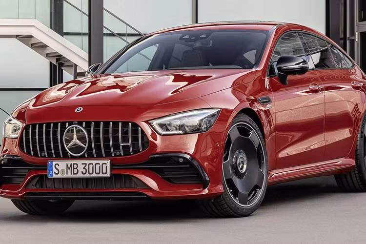 Mercedes-AMG GT 43 coupe 4 cửa 2019 sở hữu thiết kế khá mềm mại bắt mắt.