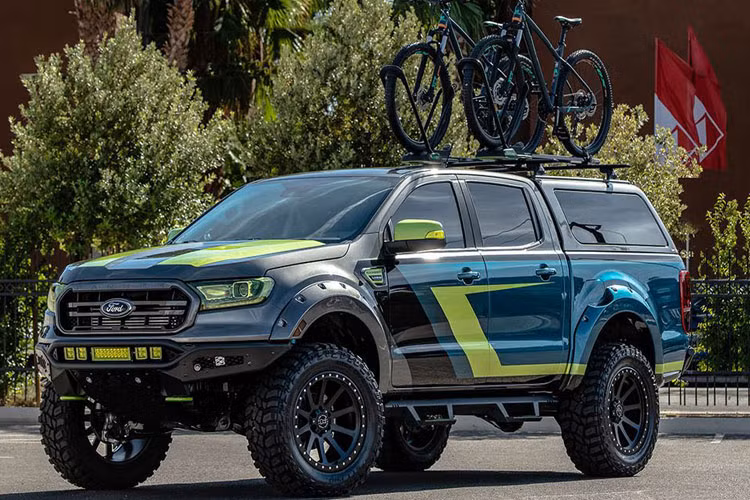 Ngam dan ban tai Ford Ranger 2019 do off-road sieu doc