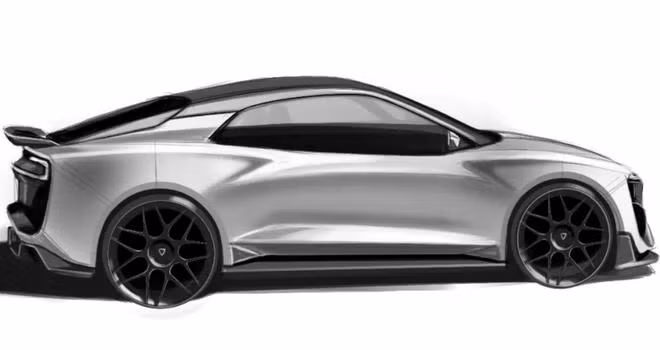 Siêu xe Aiways RG còn sở hữu thiết kế 2 cửa, 2 chỗ ngồi và vô lăng đáy phẳng thể thao.