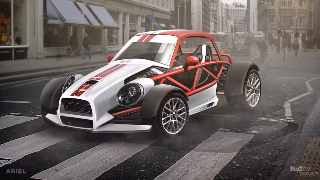 Siêu xe Mini Ariel lại khiến công chúng yêu xe phải bất ngờ trước một thiết kế mới và khá táo bạo. Chiếc xe dường như chỉ có trong phim khoa học viễn tưởng.