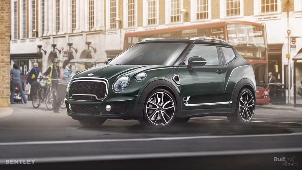 Bentley và Mini là hai hãng xe hoàn toàn đối lập nhau. Chính vì thế khi kết hợp lại có sự khập khiểng và khác biệt rõ rệt.