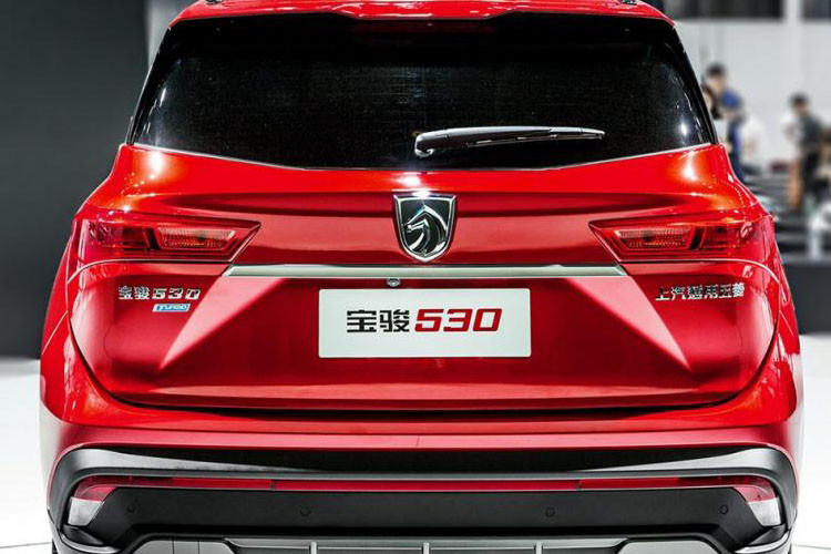 Đuôi xe của Baojun 530.