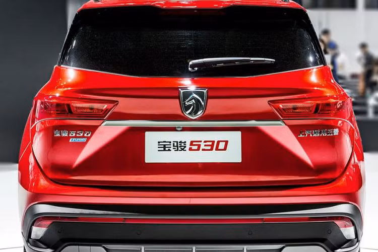 Đuôi xe của Baojun 530.