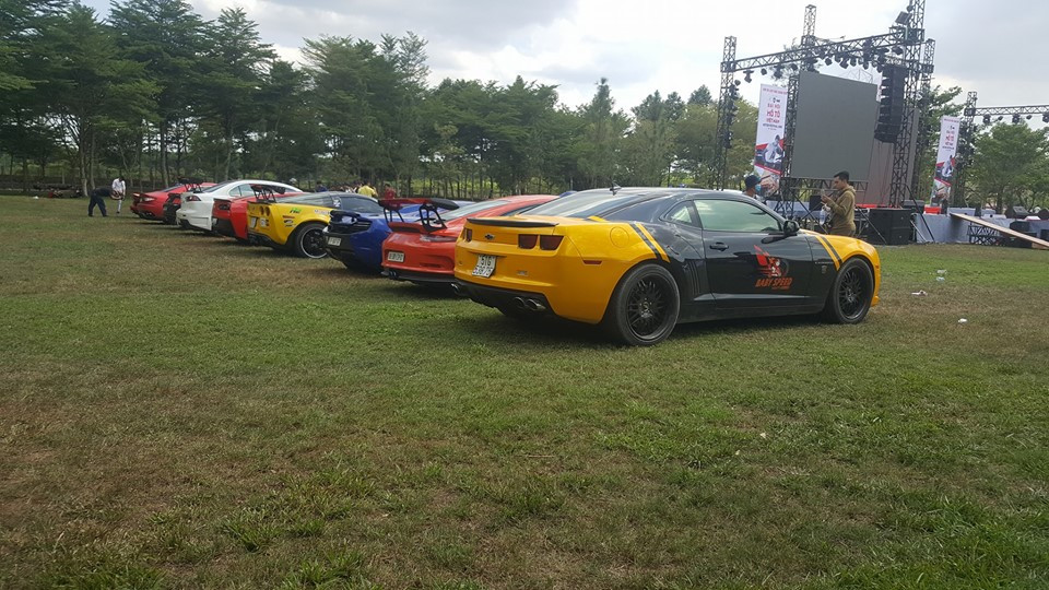 Nhiều siêu xe đủ màu sắc độc đáo tại đại hội.