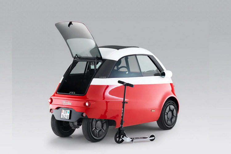 Microlino có khoang hành lý tới 300 lít.