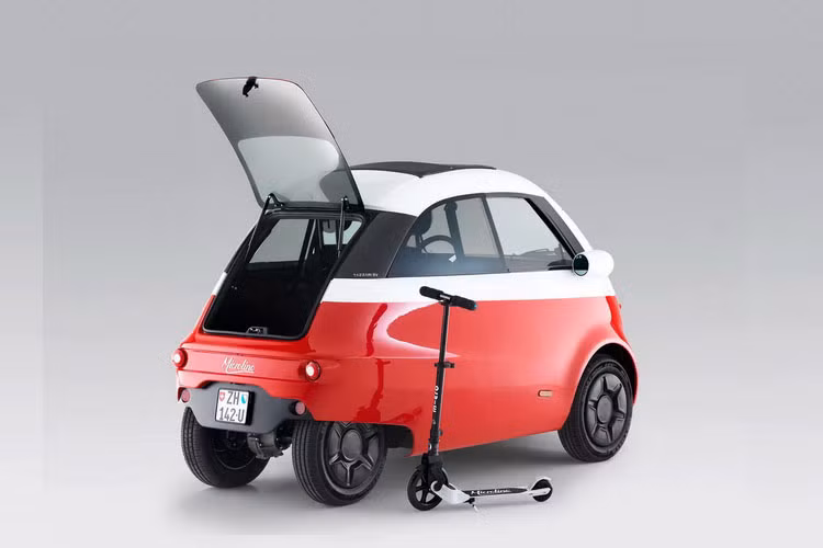 Microlino có khoang hành lý tới 300 lít.