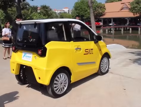 FOMM One nặng 630 kg, sử dụng pin lithium-ion 12 kWh nạp năng lượng cho 2 động cơ 5 kW trong bánh xe trước.