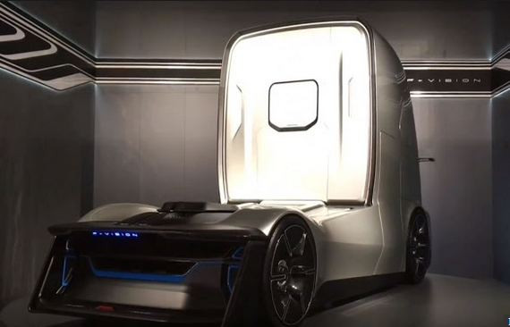 Bao quanh thân xe là hệ thống dải đèn LED thanh mảnh. Gương chiếu hậu được thay thế bằng camera/