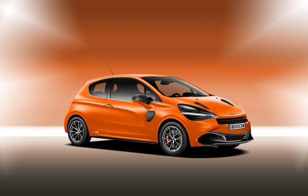 Xe McLaren Hatchback ấn tượng hơn hẳn với thiết kế đèn pha vẫn giữ đặc trưng của những mẫu siêu xe của hãng.