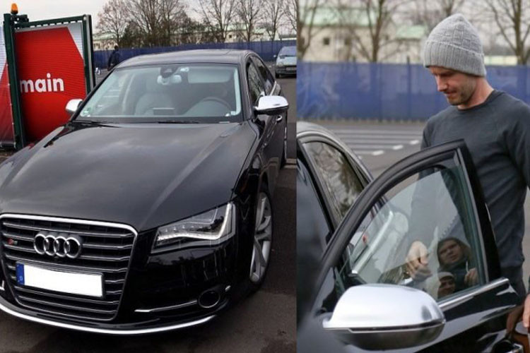 Nằm trong bộ sưu tập siêu xe đắt tiền của David Beckham còn có Audi S8 xa xỉ cả về ngoại nội thất lẫn tốc độ. Xe được trang bị động cơ V8 siêu sạc, dung tích 4 lít, công suất 512 mã lực và mô-men xoắn 649 Nm.