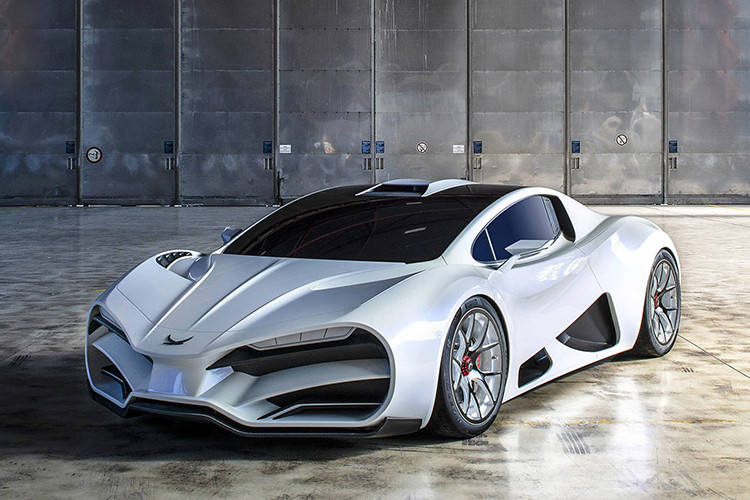 Đối với yếu tố khí động học cũng được chú trọng khi đầu xe được hạ thấp và được thiết kế nhiều hốc gió. Trái tim của siêu xe này là khối động cơ V8 6.2L với 4 bộ tăng áp giúp sản sinh công suất lên đến 1.307 mã lực và mô-men xoắn 1.400 Nm.