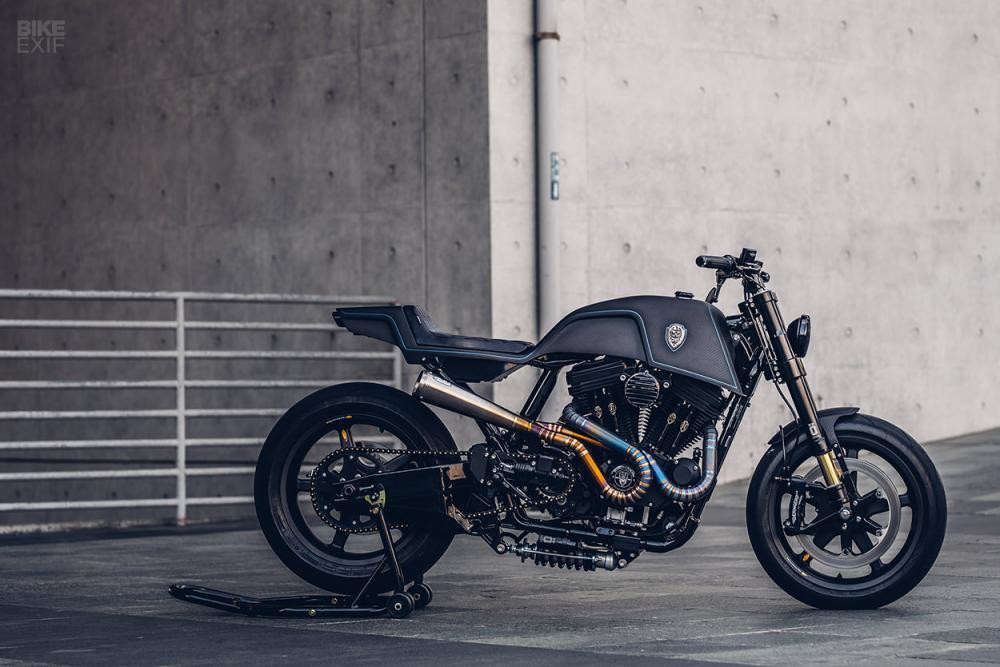 Chiếc xe môtô Harley-Davidson Forty-Eight được độ lại thành Raging Dagger siêu chất.