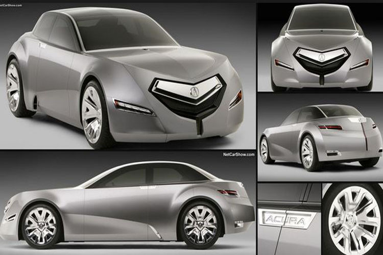 Thiết kế bên ngoài của mẫu xe Acura Advanced Sedan được cho là rất quái gỡ và không giống bất kì mẫu xe hiện hành nào.