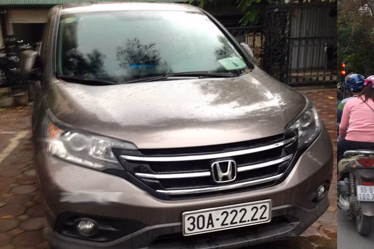 Mẫu sedan hạng sang trung Mercedes E250 2014 mang biển dãy số ngũ quý 2 may mắn.