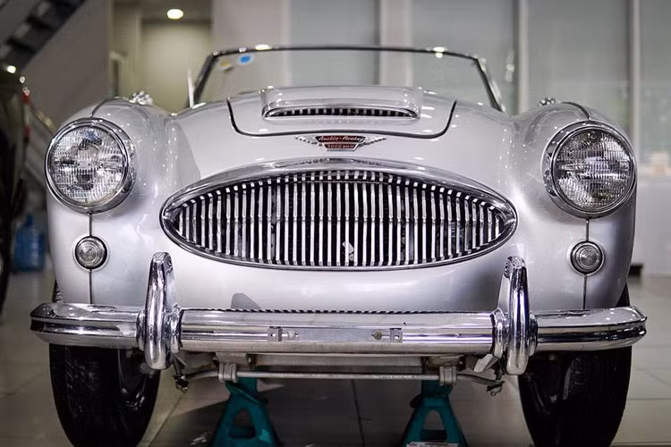 Xe có tản nhiệt hình ô-van đẹp mắt.